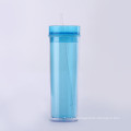 450 ml recycling clear plastic water bottle with straw for wedding and party